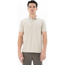 Ar-ma Erkek Polo Yaka Tişört Baskisiz Basic Regular Fit Çift Toplama Penye Pike Y25374351201