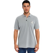 Ar-ma Erkek Polo Yaka Tişört Resim Baskili Regular Fit Çift Toplama Penye Pike Y31374358402
