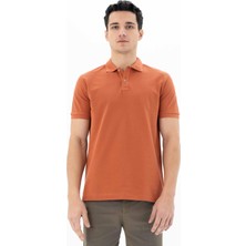 Ar-ma Erkek Polo Yaka Tişört Baskisiz Basic Regular Fit Çift Toplama Penye Pike Y25374351201