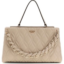Guess Maxine 2 Bölmeli Kadın Krem El Çantası HWQG9733050-LTA