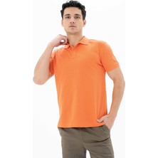Ar-ma Erkek Polo Yaka Tişört Baskisiz Basic Regular Fit Çift Toplama Penye Pike Y25374351201