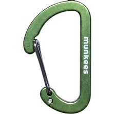Munkees Flat Wire Gate Carabiner 2 Pcs - 4 cm Renkli Unisex Anahtarlık