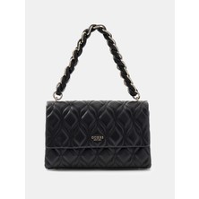Guess Maxine Kapaklı Kadın Siyah Omuz Çantası HWQG9733200-BLA