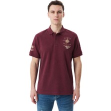Ar-ma Erkek Polo Yaka Tişört Resim Baskili Regular Fit Çift Toplama Penye Pike Y31374358902