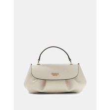 Guess Amorette Üstten Saplı Kapaklı Kadın Beyaz El Çantası HWBG7898190-OFF