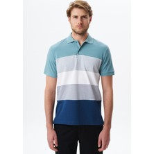 Ar-ma Erkek Polo Yaka Tişört Baskisiz Basic Regular Fit Çift Toplama Penye Pike Y29374355002