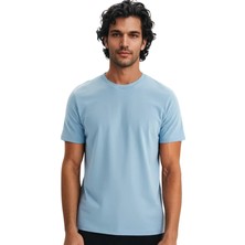 Ar-ma Erkek Bisiklet Yaka Tişört Baskisiz Basic Regular Fit Penye Süprem Y31344408202