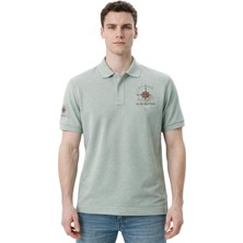 Ar-ma Erkek Polo Yaka Tişört Resim Baskili Regular Fit Çift Toplama Penye Pike Y31374358902