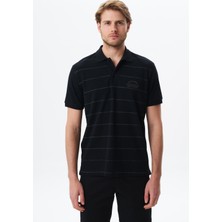 Ar-ma Erkek Polo Yaka Tişört Yazi Baskili Regular Fit Çift Toplama Penye Pike Y29374355702