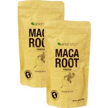 Aniqnaturals 2 x 200 gr Maca Kökü Tozu - Glutensiz Vegan Lepidium Meyeni 2'li Yüksek Kalite
