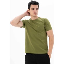 Ar-ma Erkek Bisiklet Yaka Tişört Baskisiz Basic Slim Fit Full Süprem Y25344452701