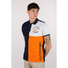 Ar-ma Erkek Polo Yaka Tişört Yazi Baskili Regular Fit Tek Toplama Licrali Pike Y22374303101