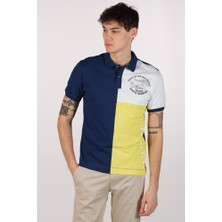 Ar-ma Erkek Polo Yaka Tişört Yazi Baskili Regular Fit Tek Toplama Licrali Pike Y22374303101