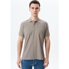 Ar-ma Erkek Polo Yaka Tişört Baskisiz Basic Regular Fit Jakarli Süprem Y29374356402