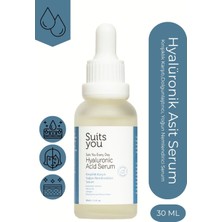 SUITS YOU Hyaluronik Asit Serum Kırışıklık Karşıtı,Dolgunlaştırıcı,Yoğun Nemlendirici Serum 30 ml