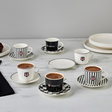 Karaca x Beşiktaş Lisanslı 6 Kişilik Kahve Fincan Takımı 80 M