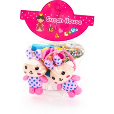 Biem Accessory Biem Tavşanlı Lastik Toka Açık Pembe
