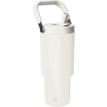 Simple Modern Trek Pivot Tumbler 0.89L / 30OZ Shiny Cream
