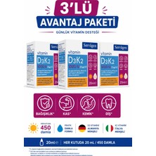 Sorvagen D3K2 Damla 1000 Iu 20 ml 3 Adet