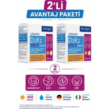 Sorvagen D3K2 Damla 1000 Iu 20 ml 2 Adet