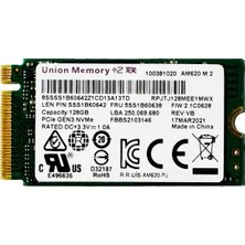 Samsung Ssstc RPJTJ128MEE1MWX 2000/1000MB/S 128GB M.2 22X42 Nvme SSD (Kutusuz)