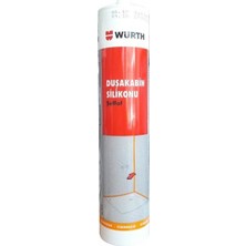 Würth 310 Ml Şeffaf Duşakabin Silikonu Su Geçirmez Özellik ile Güçlü Koruma