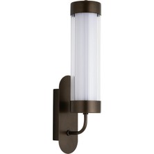 7lux Bronz Uzun Silindirik Dış Mekan LED Duvar Apliği IP64