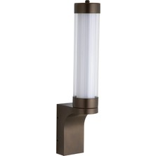 7lux Bronz Kollu Silindirik Dış Mekan LED Duvar Apliği Dekoratif IP64