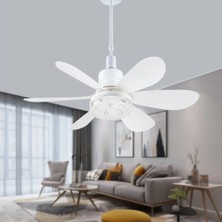 Art Rostfrei 6 Kanatlı Işıklı Tavan Vantilatörü
