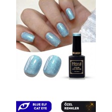 Misyul Uv LED Kalıcı Oje Nail Art 15 ml Blue Elf Cat Eye EC10