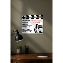 Gişe Arts Klaket Tablo / Duvar Dekoru - Paranormal Activity (Paranormal Aktivite)