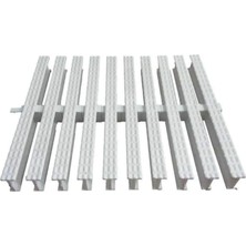 Srt Havuz Savak Izgarası Tek Geçme (19.5 Cm) 10 Metre - Kaydırmaz