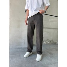 Difransel Jeans Espiga Soluk Efektli Kahve Baggy Jean