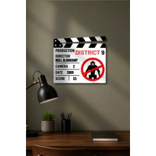 Gişe Arts Klaket Tablo / Duvar Dekoru - District 9 (Yasak Bölge 9)