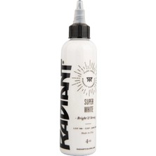 Valor Super White Radiant Dövme Boyası 4OZ(120ML) – Yoğun Beyaz Profesyonel Tattoo Ink