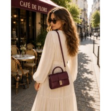 Kadın Kilit Sistemli El ve Omuz Çantası