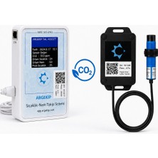 Argekip Bilişim Argekip Endüstriyel Ethernet Co₂ Sensörü | Ppm Ölçüm | Alarm Özellikli | Uzaktan Izleme