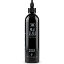 Valor Real Black Radiant Dövme Boyası 8OZ(240ML) – Yoğun Siyah Profesyonel Tattoo Ink