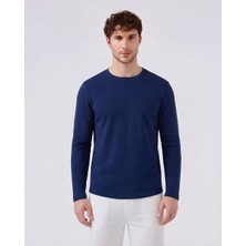 ELLESSE LONG SLEEVE BASIC TSHIRTLacivert