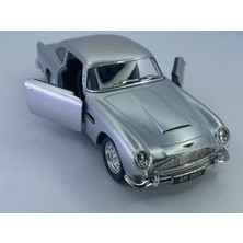 Kinsmart Aston Martin Gri Oyuncak Araba Çek Bırak Özellikli 13 cm Diecast Model