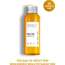 Sinoz No:16 Nemlendirici Besleyici Yenileyici Işıltı Verici Mucizevi Onarıcı Bakım Yağı 100 ML