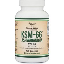 Double Wood  (Özelsporcugıdaların'dan !!) Ksm-66 600MG 120 Capsul.usa.