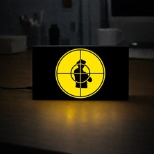 Gişe Arts Masa Lambası - Public Enemy Adaptörlü Dekoratif & Hediyelik Lamba 2