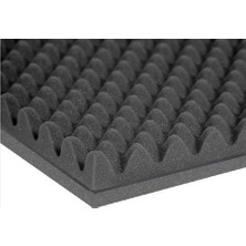 Türkeli Ses Yalıtımı Akustik Esnek Poliüretan Yumurta Sünger 40 mm 50 x 50 cm