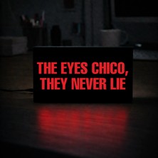 Gişe Arts Masa Lambası - The Eyes Chico They Never Lie Adaptörlü Dekoratif & Hediyelik Lamba 2