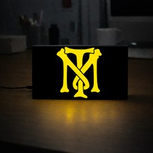Gişe Arts Masa Lambası - Tony Montana Logo Adaptörlü Dekoratif & Hediyelik Lamba 2