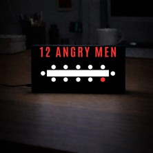 Gişe Arts Masa Lambası - 12 Angry Men (12 Öfkeli Adam) Adaptörlü Dekoratif & Hediyelik Lamba 2