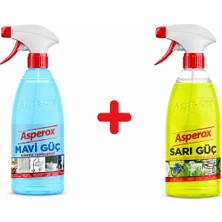 Asperox Sarı Güç 1 Lt ve Mavi Güç 1 Lt Birer Adet