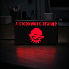 Gişe Arts Masa Lambası - A Clockwork Orange (Otomatik Portakal) Adaptörlü Dekoratif & Hediyelik Lamba 2