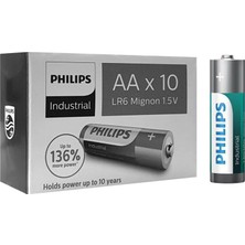 Philips Industrial 1.5V Aa Kalem Pil - LR6I10C/10 - 10'lu Paket